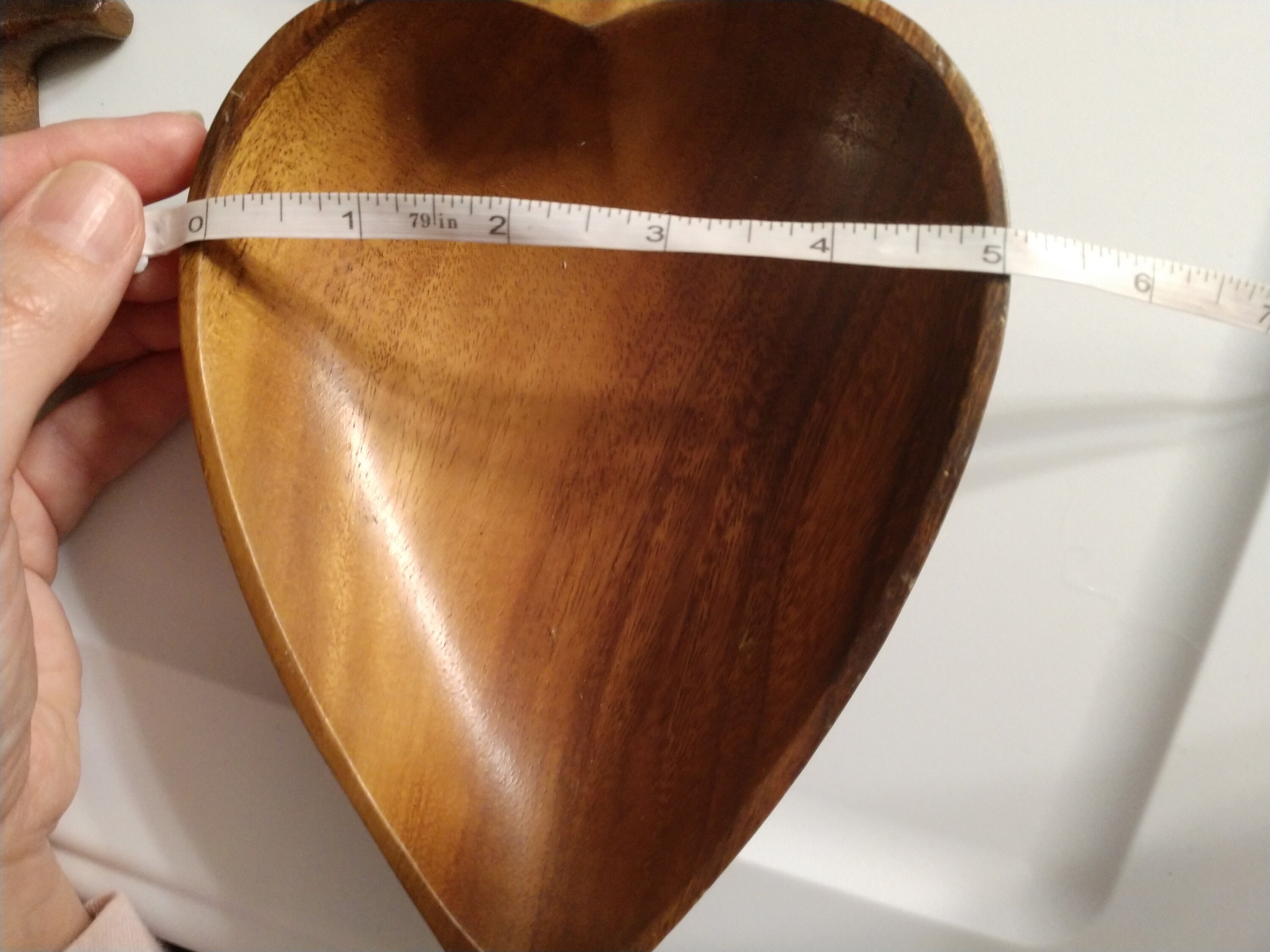 Set of 4 wood snack bowls Etsy