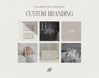 Benutzerdefiniertes Branding & Logo-Design-Paket: Einzigartige Geschäftsidentität, modernes minimalistisches Logo, Marken-Kit, visuelle Identität