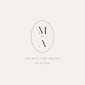 Premade Logo Design | Wedding Monogram | Wedding Couple Logo | Wedding Monogram Bundle | Initial Logo | Modern Wedding Logo | Couple Logo