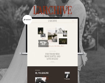 Showit Website Template für Fotografen | Website Template für Hochzeitsfotografen | Fotografen Website