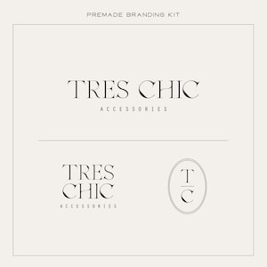 Premade Branding Kit | Logo Set | Text Logo | Photography Logo | Modern Logo | Minimalist Logo | Branding | Premade Logo | Sub Logo |