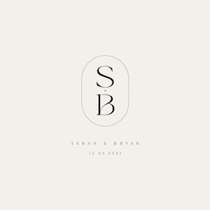 Premade Logo Design | Wedding Monogram | Wedding Couple Logo | Wedding Monogram Bundle | Initial Logo | Modern Wedding Logo | Couple Logo