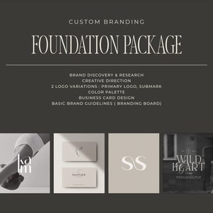 Branding personalizado | Pacote de branding | Logotipo personalizado | Design de logotipo moderno | Conjunto de logotipos | Identidade de marca personalizada | Branding minimalista