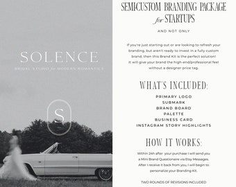 Semi-Custom Branding Package | Premade Branding Package | Brand Identity | Custom Branding | Custom Logo Design | Premade Logo | Submark |