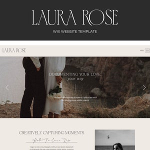 Wix Website Template |  Wix Photographer Template | Photographer Website Template | Website Design | Modern Wix Template | Wix Theme