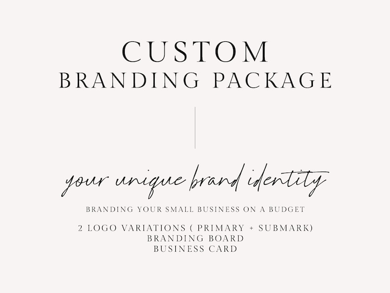 Custom Logo Design Branding Business Logo Modern Logo - Etsy