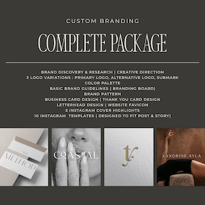 Benutzerdefiniertes Branding | Branding Paket | Benutzerdefiniertes Logo | Modernes Logo Design | Logo-Set | Benutzerdefinierte Markenidentität | Minimalistisches Branding
