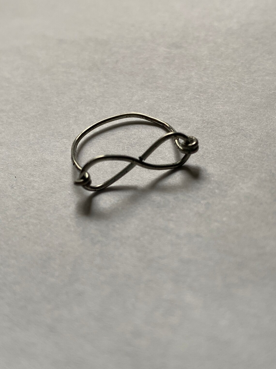 Simple Infinity Wire Ring - Etsy