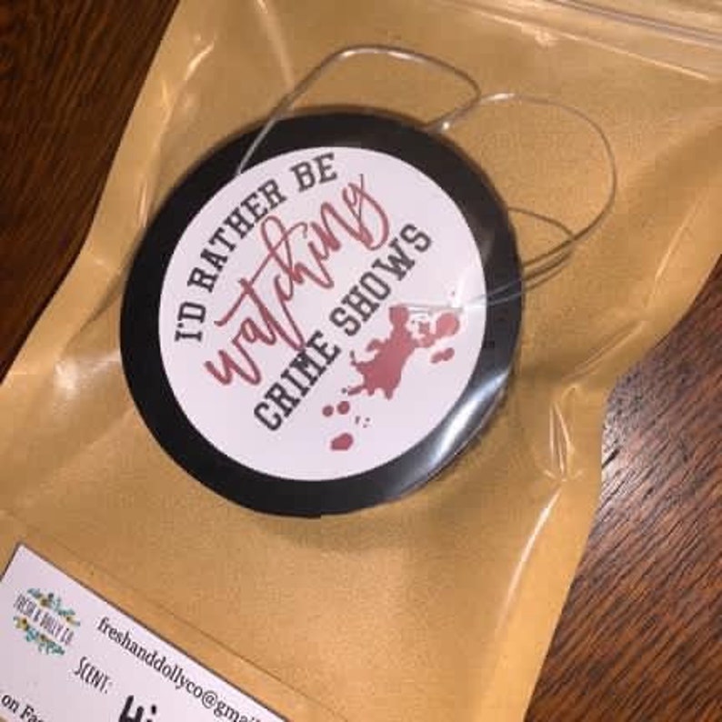 Pick Your Design Round Car Freshie Cardstock Freshy Car Scent Air