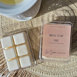 Irish turf , soy wax melts. Gift her. Gift for a friend. Irish scent. Home gift, Christmas gift. Irish Gift