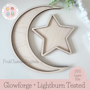 ramadan moon and star tray