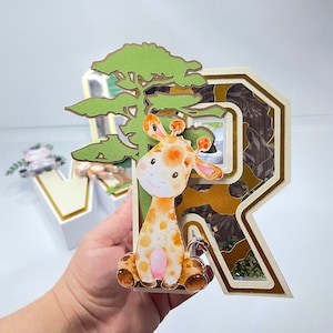 Wild One 3D letters, Safari Themed 3D letters, Jungle Themed 3D letters, Safari Decorations, Jungle Decorations, Safari Baby Shower Decor
