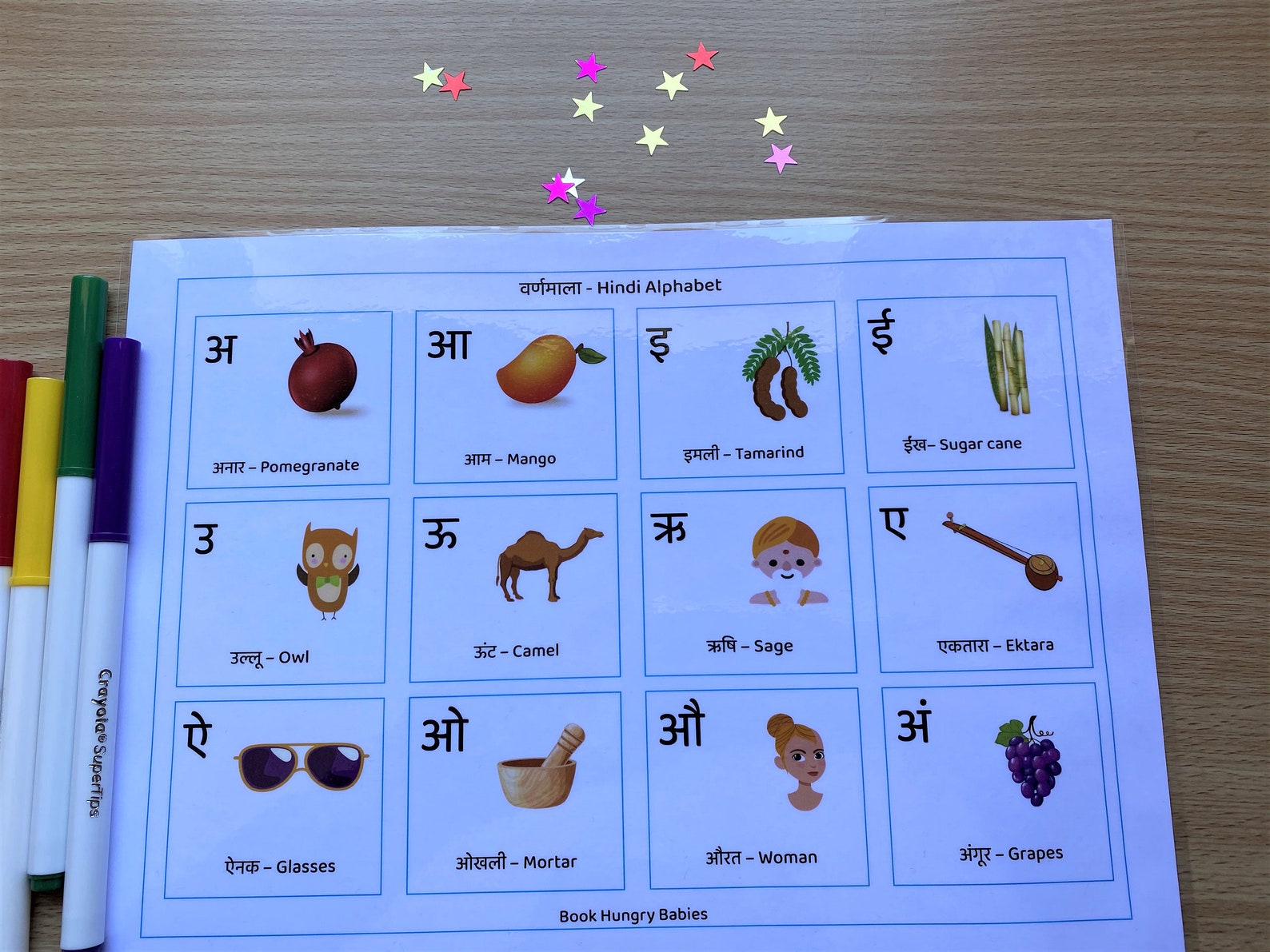 Printable Hindi Learning Binder Hindi for Kids Etsy UK
