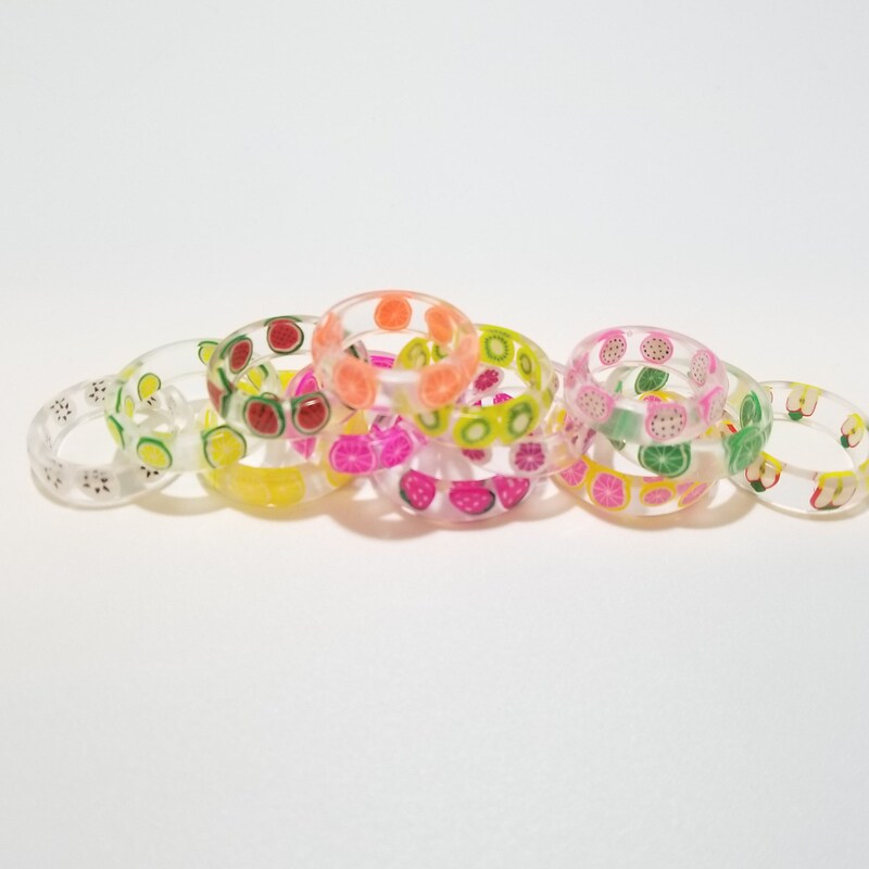 Handmade Resin Ring - Etsy