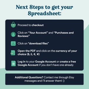 Annual & Monthly Budget Spreadsheet GoogleSheets Template Savings, Subscription Tracker, Debt Payoff Dark Mode Digital Budget image 9