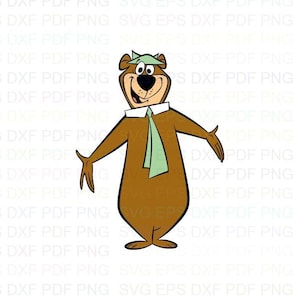 Yogi_Bear_3 Svg Dxf Eps Pdf Png, Cricut, Cutting file, Vector, Clipart - Instant Download