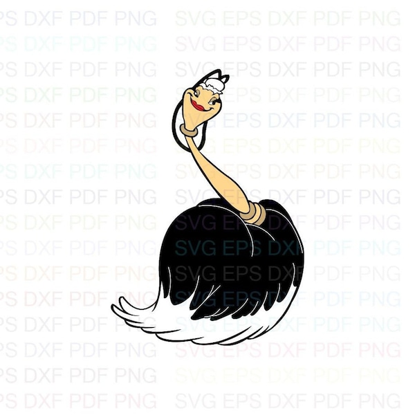 Featherduster_Beauty_Beast Svg Dxf Eps Pdf Png, Cricut, Cutting file, Vector, Clipart - Instant Download