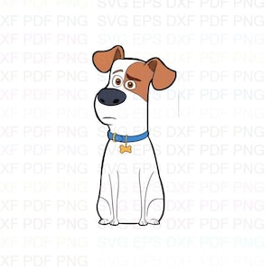 Max_3_The_Secret_Life_of_Pets Svg Dxf Eps Pdf Png, Cricut, Cutting-bestand, Vector, Clipart - Instant Download