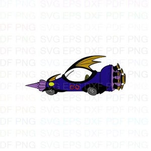 The_Mean_Machine_driven_The_Wacky_Races Svg Dxf Eps Pdf Png, Cricut, Cutting-bestand, Vector, Clipart - Instant Download