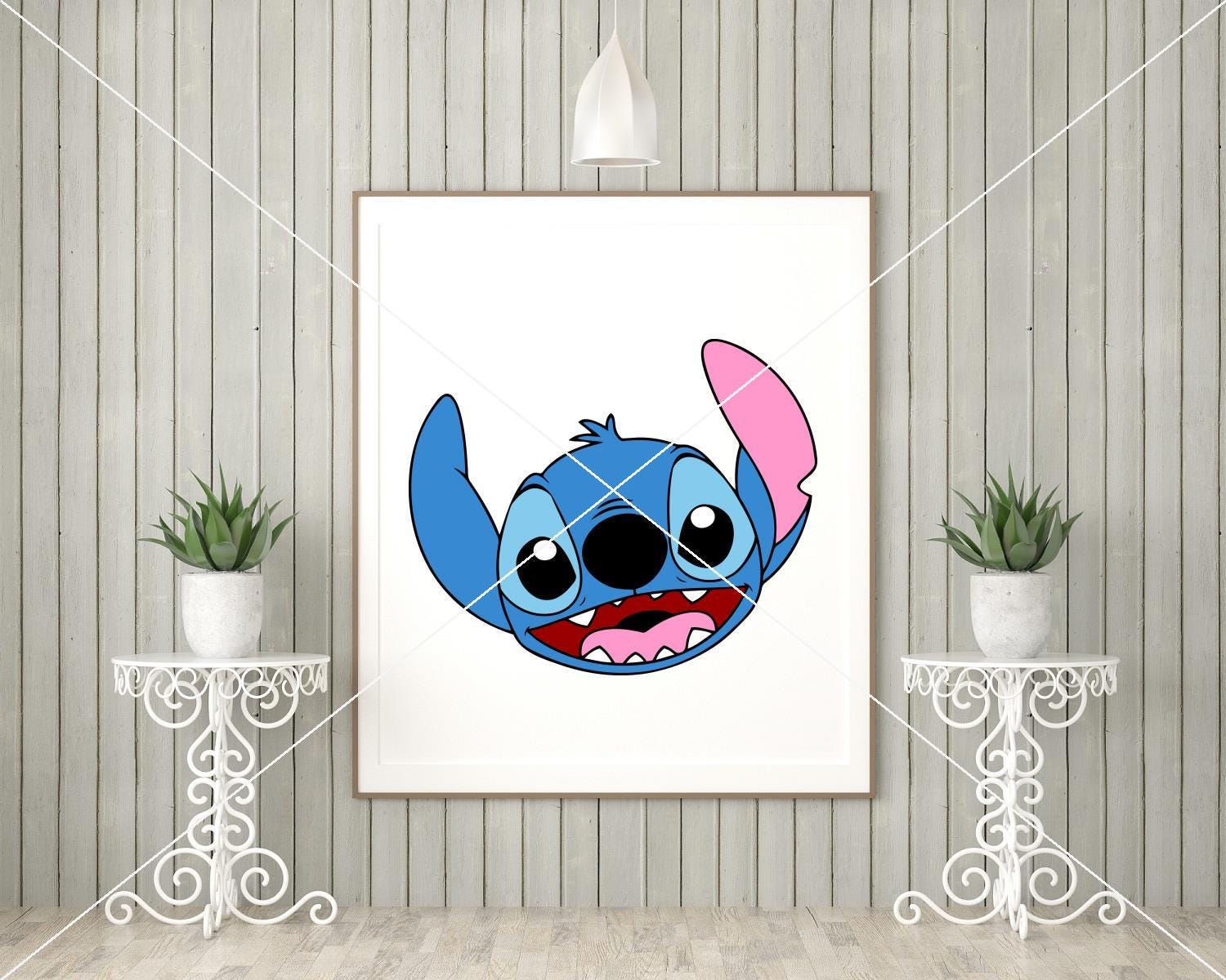 Stitch_Face_Smiling_Lilo_and_Stitch SVG, Dxf Eps, Pdf Png, Cricut ...