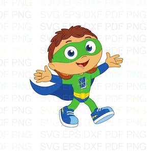 Whyatt_Beanstalk_2_Super_Why Svg Dxf Eps Pdf Png, Cricut, Cutting file, Vector, Clipart - Instant Download