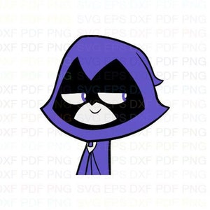Raven_glance_eye_Teen_Titans_Go Svg Dxf Eps Pdf Png, Cricut, File di taglio, Vettore, Clipart - Download immediato