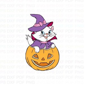marie_halloween Svg Dxf Eps Pdf Png、Cricut、カッティングファイル、ベクター、クリップアート - 即時ダウンロード