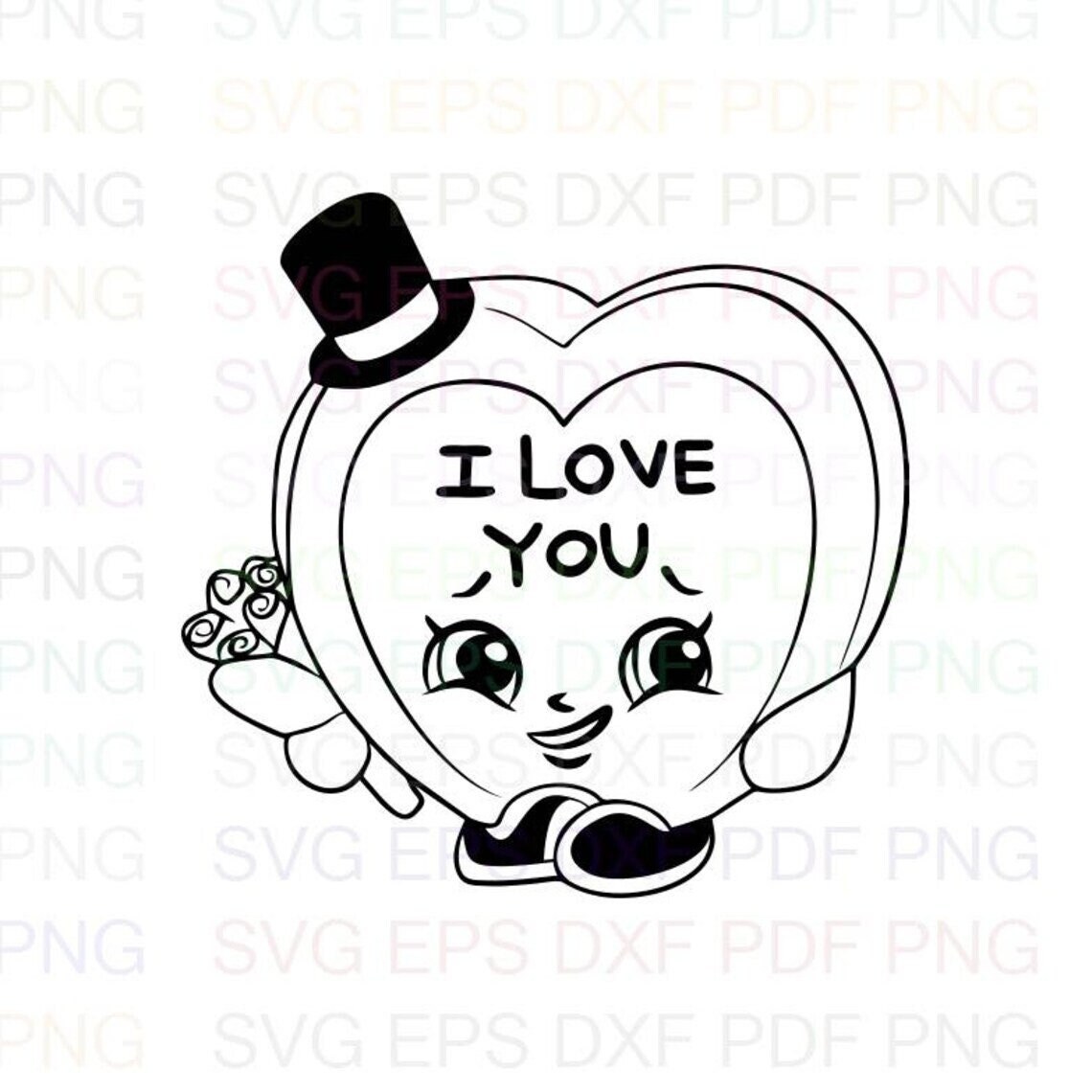 Svg Outline Dxf Eps Pdf Png, Cricut, Cutting File