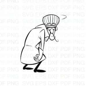 Dick_Dastardly_3_The_Wacky_Races Svg-overzicht Dxf Eps Pdf Png, Cricut, Cutting-bestand, Vector, Clipart - Instant Download