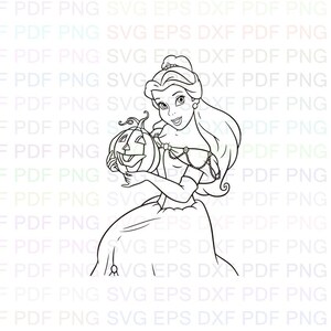 belle_halloween Svg contour Dxf Eps Pdf Png, Cricut, fichier de découpe, vecteur, Clipart - téléchargement immédiat