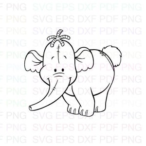 Lumpy_Winnie_the_Pooh Svg-overzicht Dxf Eps Pdf Png, Cricut, snijbestand, Vector, Clipart - Instant Download