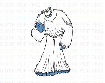 Migo_Smallfoot Svg Dxf Eps Pdf Png, Cricut, Cutting file, Vector, Clipart - Instant Download