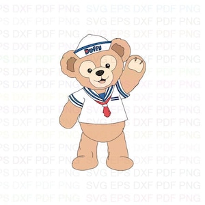 Duffy_and_Friends Clipart, Dxf Eps, Dxf, Cricut, Plotterdatei, Clip Art - Instant Download