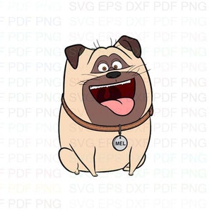 Mel_The_Secret_Life_of_Pets Svg Dxf Eps Pdf Png, Cricut, Cutting-bestand, Vector, Clipart - Instant Download
