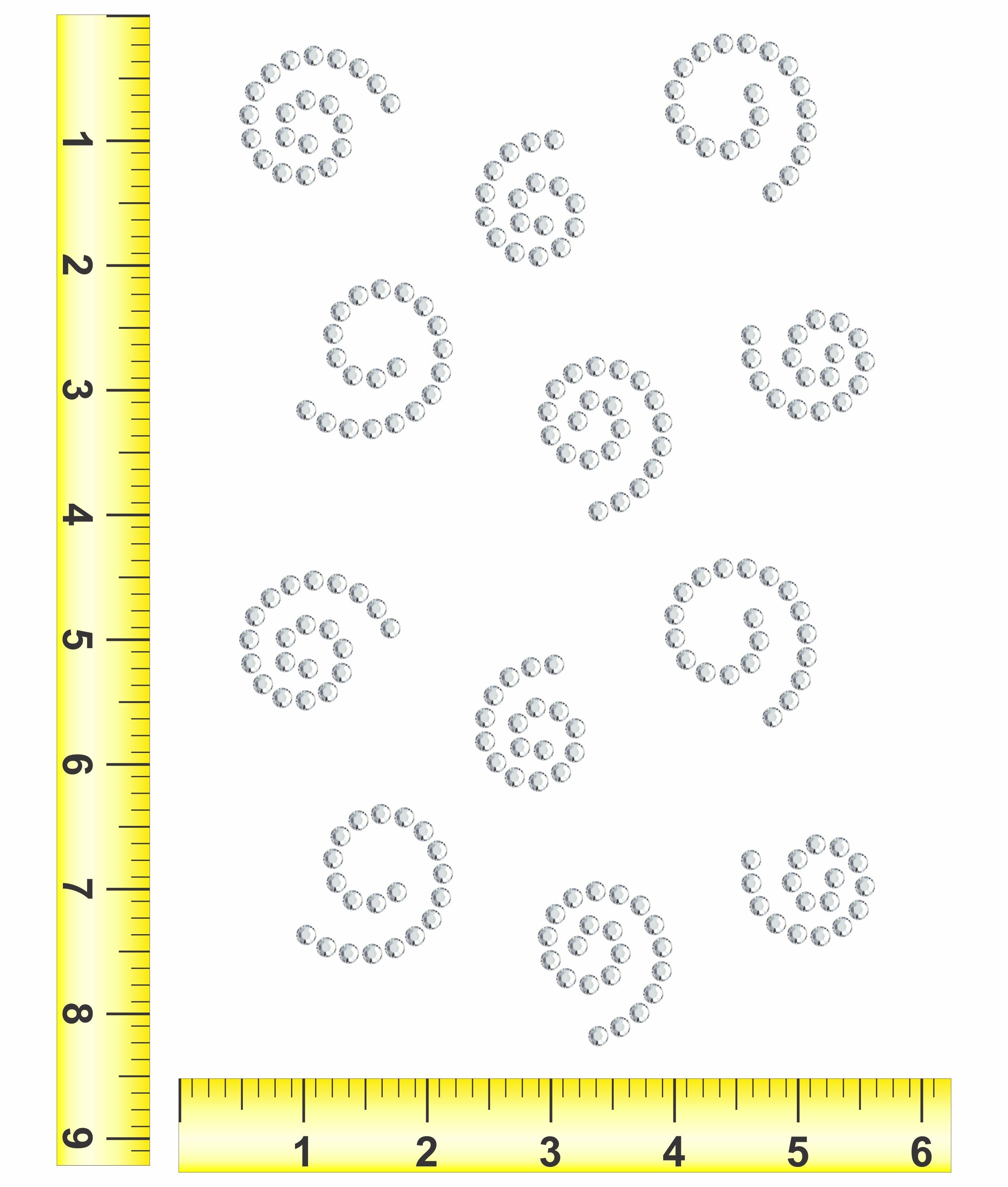 Magnetic Rhinestone Template PATTERN SWIRLS - Etsy