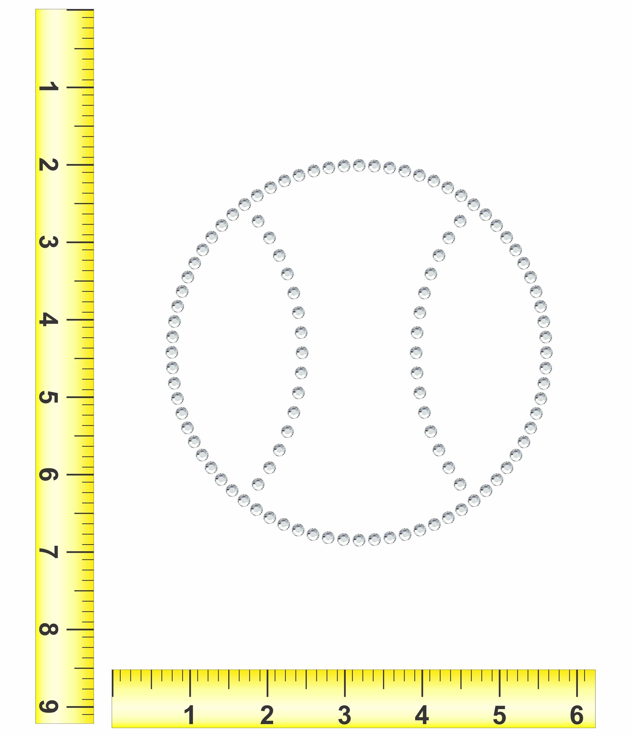 Magnetic Rhinestone Template - BASEBALL 5