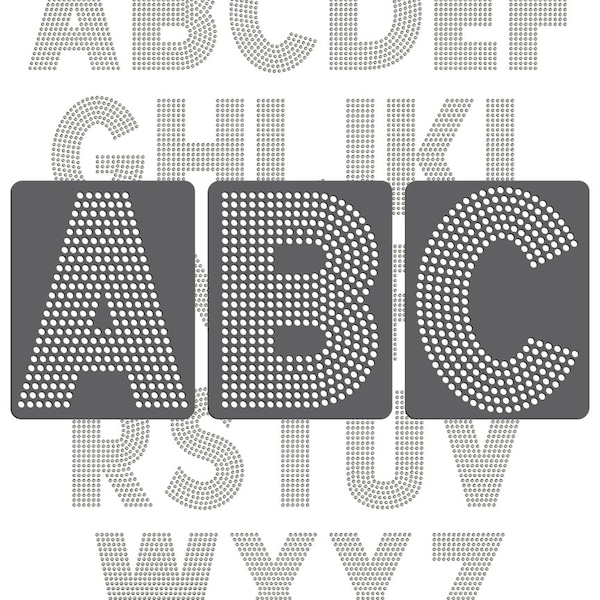 Rhinestone Letters - Etsy