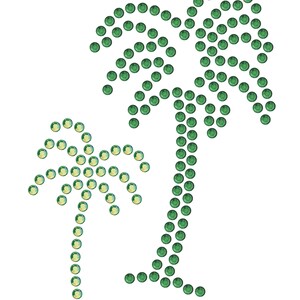 Magnetic Rhinestone Template(s) - PALM TREE 001 - Etsy
