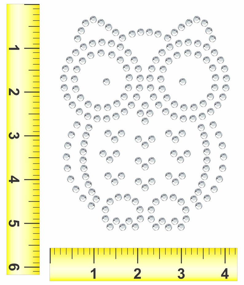 Ohio Rhinestone Template Magnetic Rhinestone Template(s) - OWL 001 - Etsy