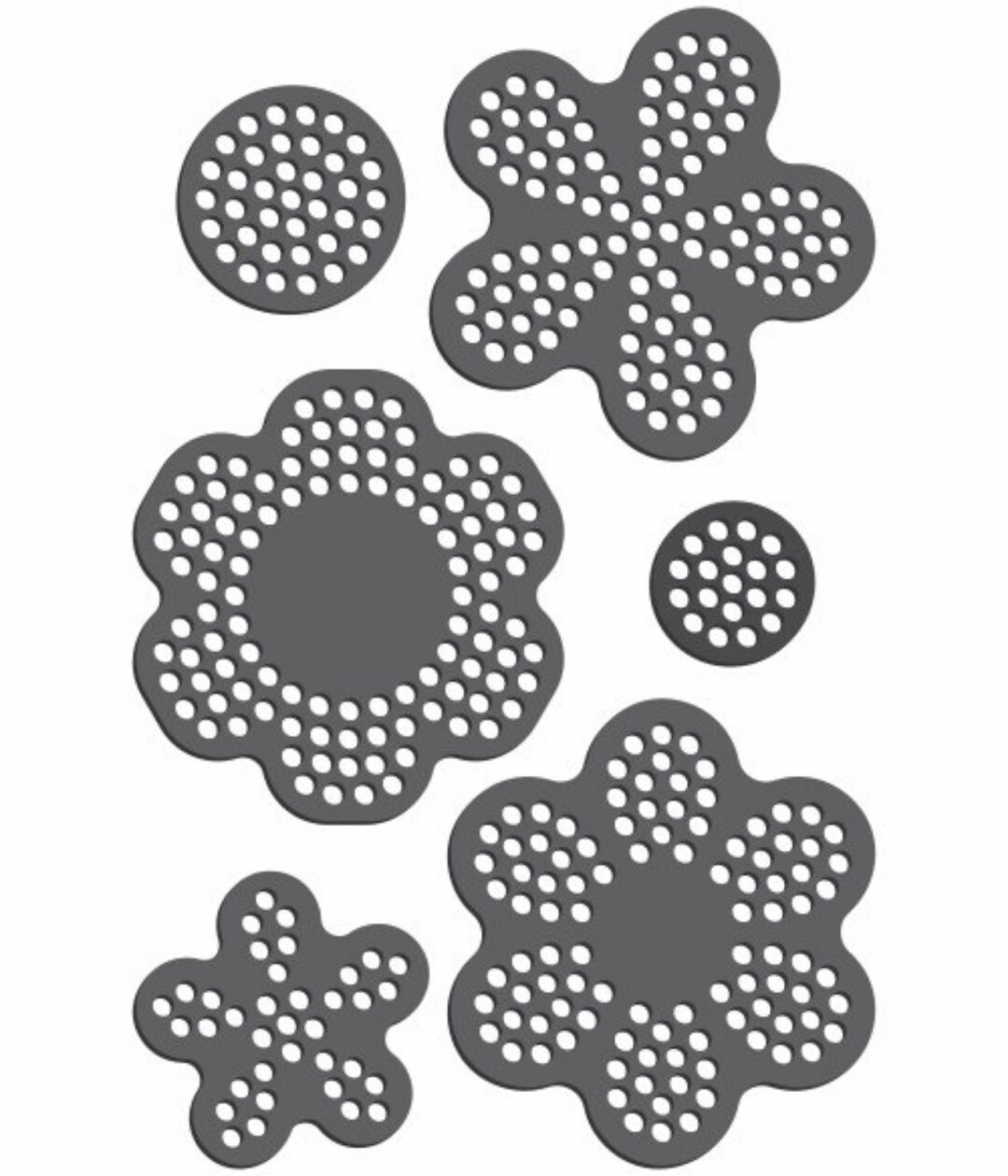 Rhinestone Templates Flowers 002 Etsy