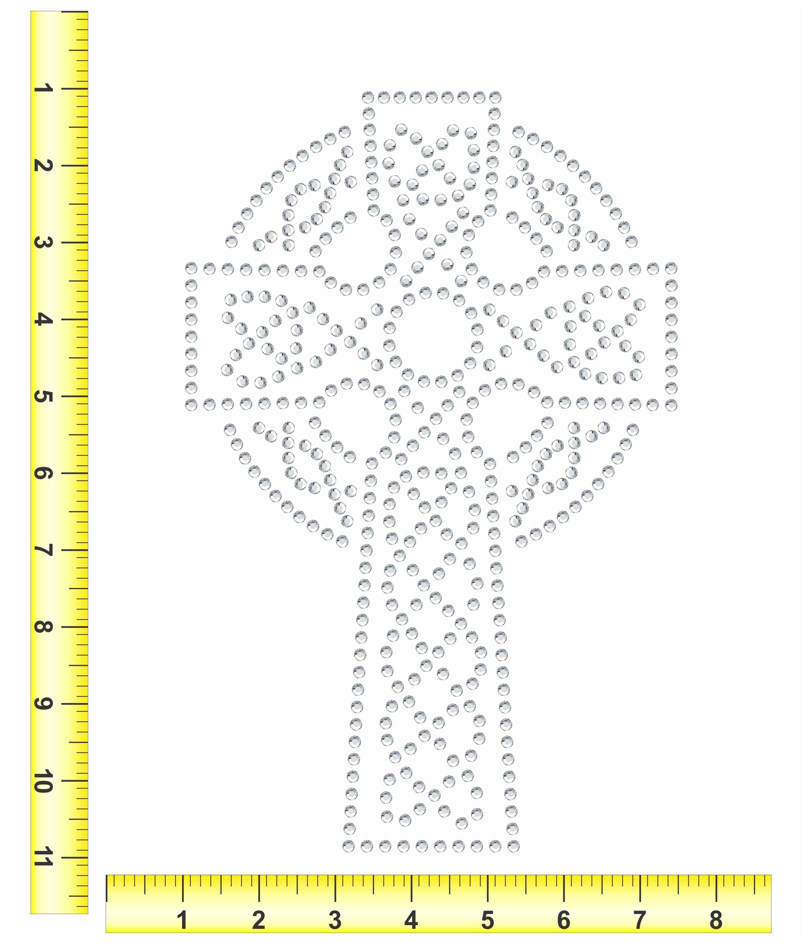Magnetic Rhinestone Template - CELTIC CROSS - Etsy