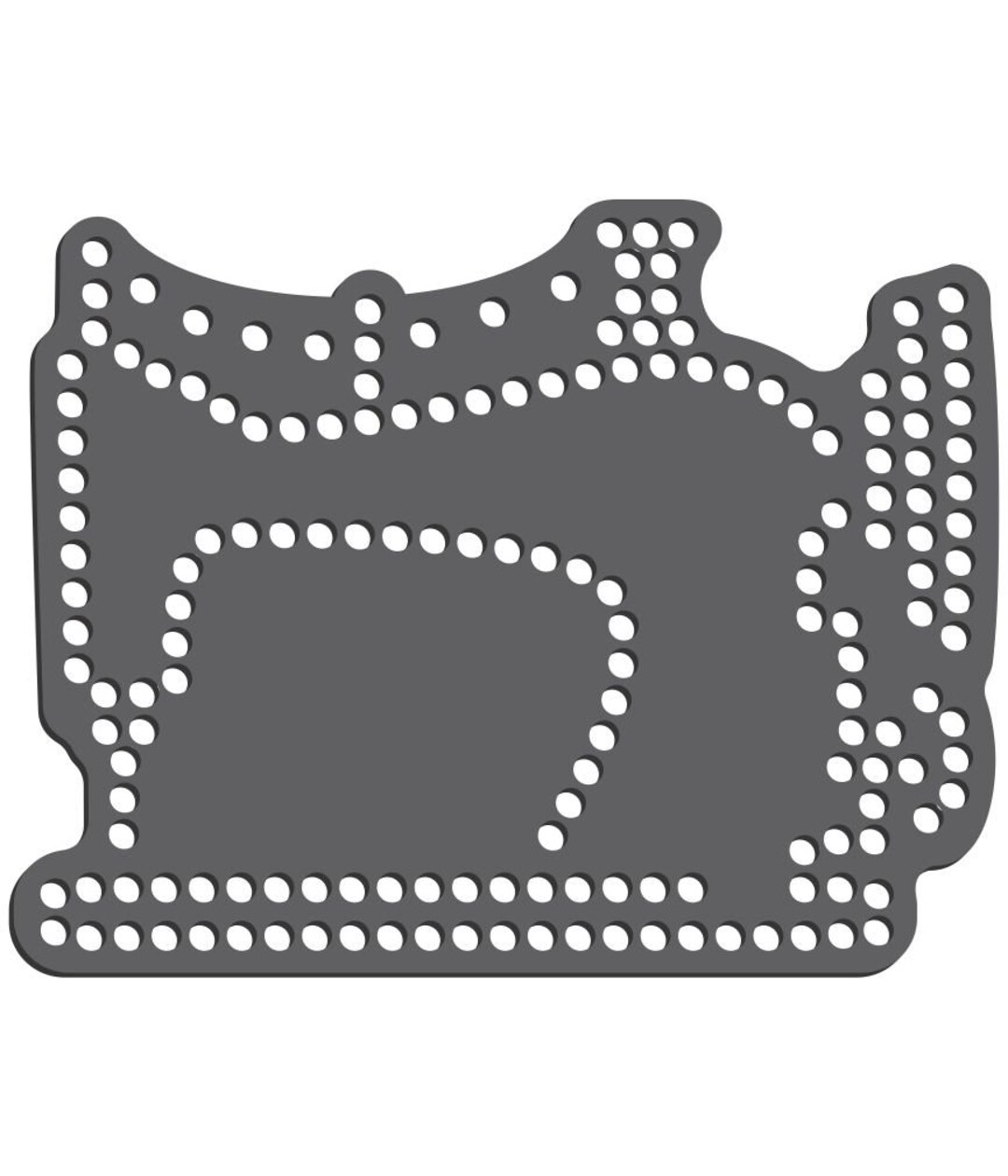 Magnetic Rhinestone Template - Sewing Machine 5