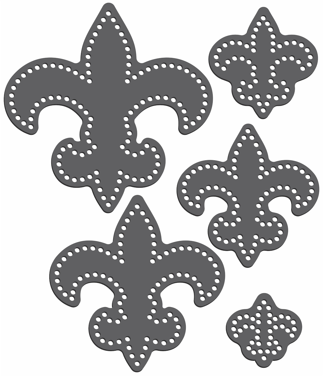 Magnetic Rhinestone Template Set - FLEUR DI LIS 001 - Etsy