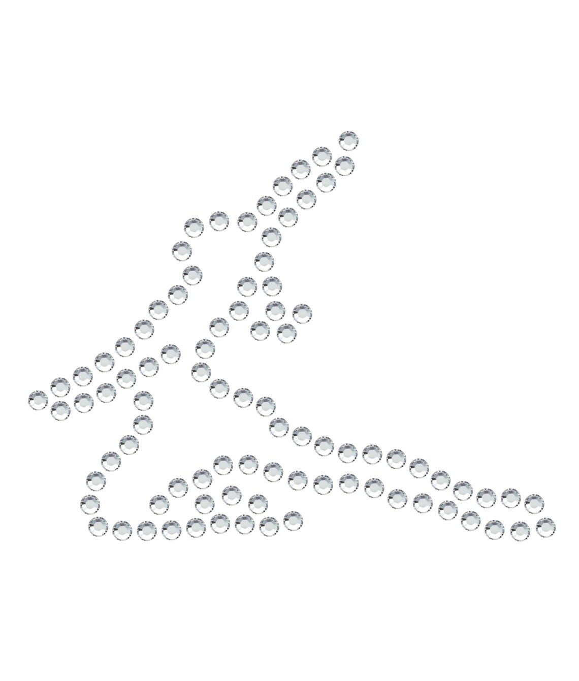 Zumba Rhinestone Template Magnetic Rhinestone Template - GYMNAST 002 - Etsy