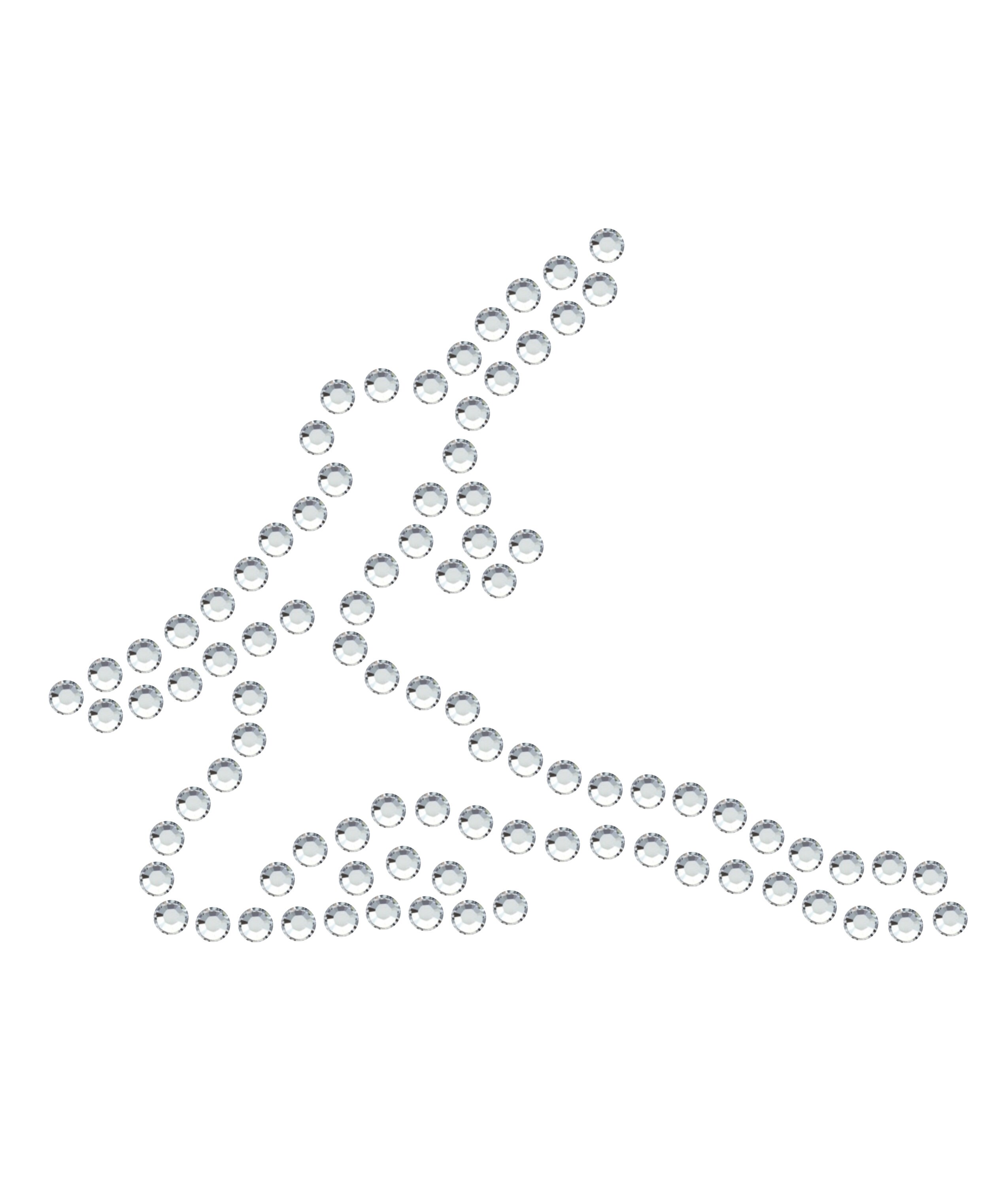 Zumba Rhinestone Template Magnetic Rhinestone Template - GYMNAST 002 - Etsy