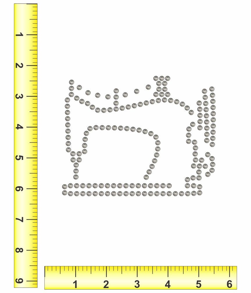 Rhinestone Template Sewing Machine 5 Etsy