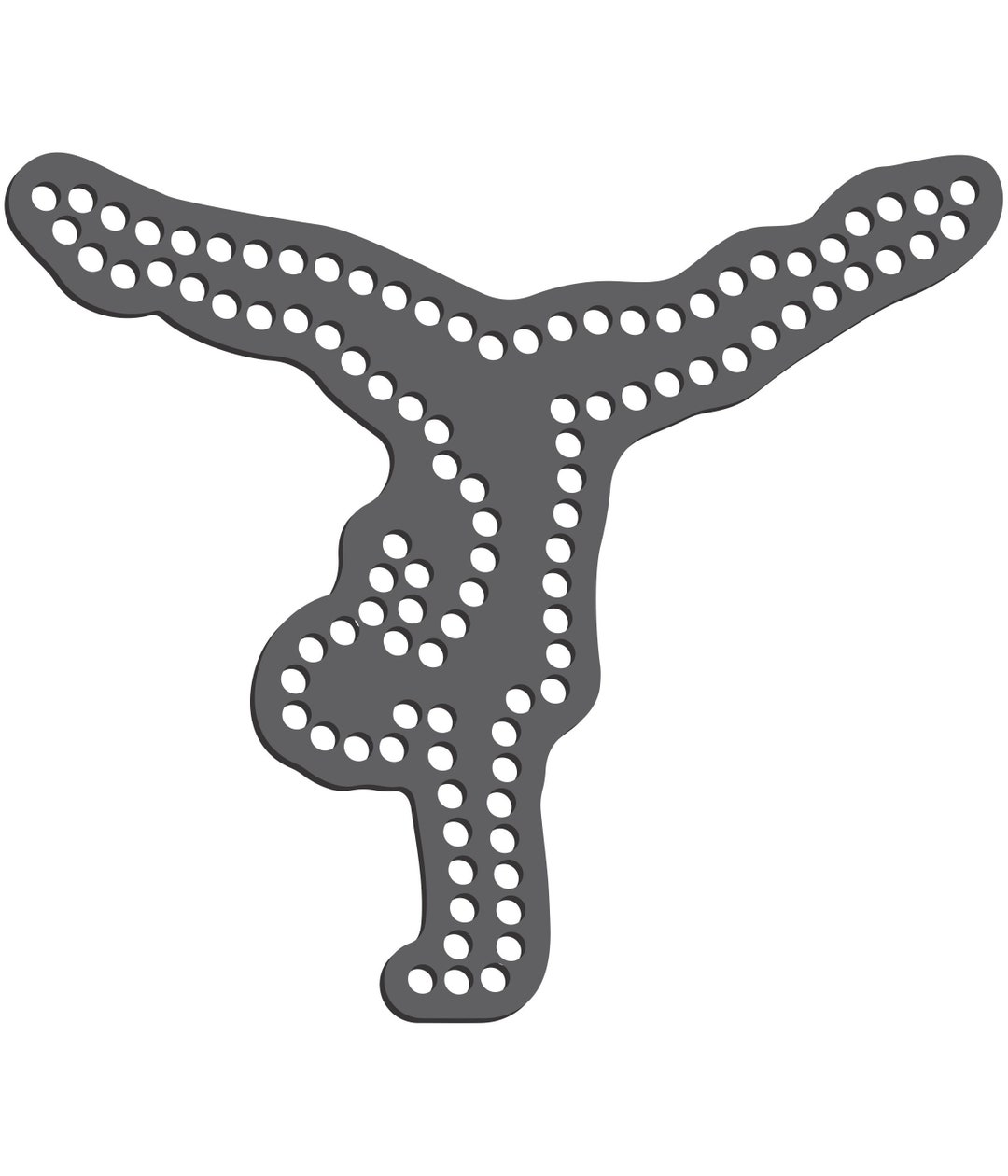 Rhinestone Template GYMNAST HANDSTAND 5 Etsy