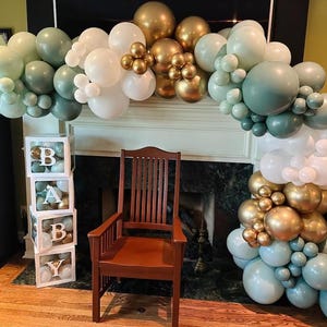 Baby Shower DIY Balloon Garland Balloon Arch Kit Baby Boy Decorations Balloons Garland Baby Shower balloon Baby Boy Shower