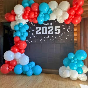 Graduation DIY Balloon Kit Class of 2025 Grad Décor Balloon Graduation Kit Party Grad Graduation Balloon High School Graduation 4th of July