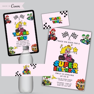 Princess Peach Birthday Bundle Mario Princess PNG Super Mario Bros PNG Instant Download Super Mario Svg Princess Peach Birthday Yoshi Svg